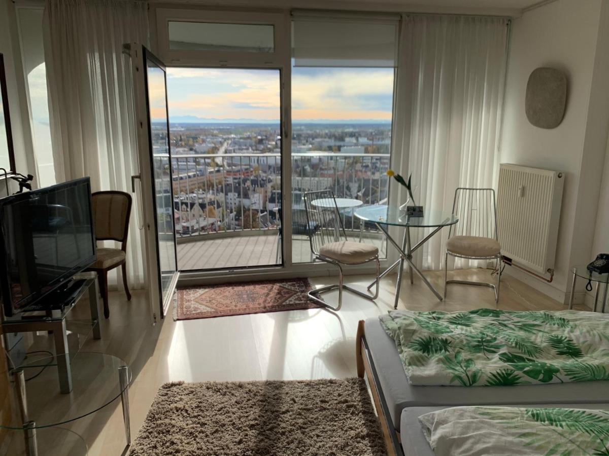 Appartment Im Hotelturm Augsburg Eksteriør billede