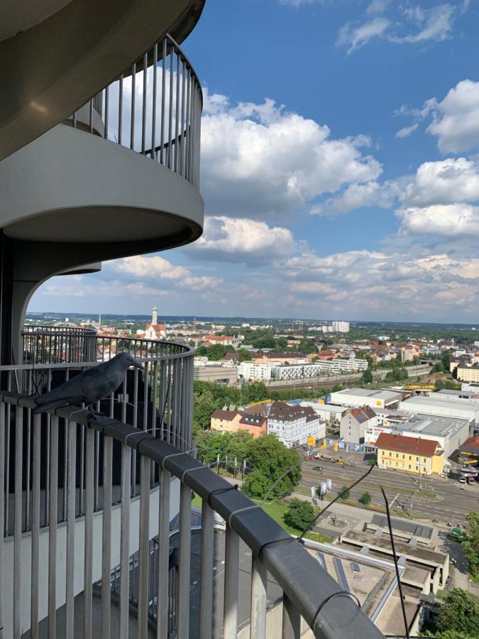 Appartment Im Hotelturm Augsburg Eksteriør billede
